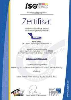 EQM Zertifikat